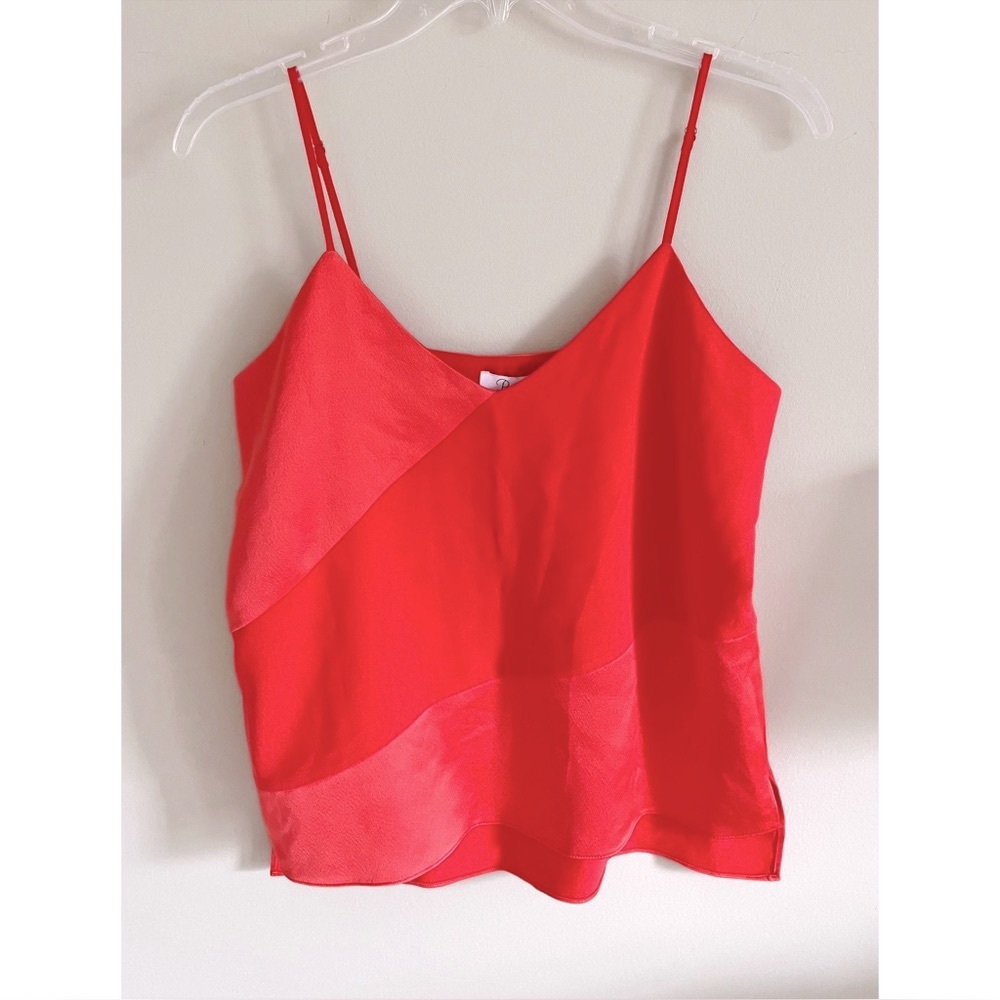 Parker dark orange colorblock camisole sz xs NWT